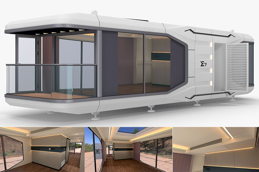 Capsule House 38m2 préfabriqué